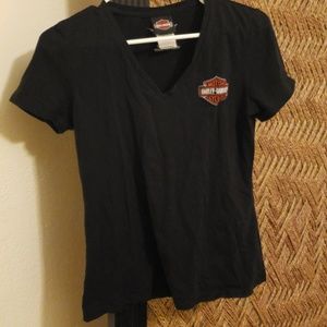 Black Harley Davidson T Shirt